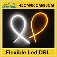 
dual color flexible led drl/daytime running light 45cm/60cm/85cm
