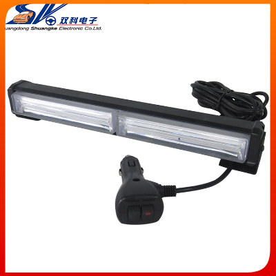 12V Red And Blue Waterproof Hazard Emergency Warning Grille Light for Trucks Cars Suv