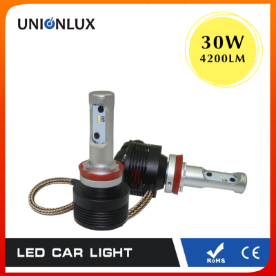 Hot sale led fog light 6000k car headlight h8 single beam with 1860 chip