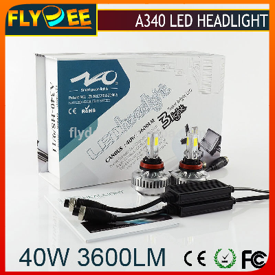 Energy Saving 36W 40W 3 Sides Auto LED Headlight H4 H11 9005 LED Head Lamp