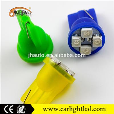 12V 4smd 1210 194 w5w T10 Led Bulb for Car Led Pinball Colorful Reversing Lights lamp
