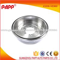Rear Brake Drum For Nissan Paladin D22 43206-VE860 Car Auto Parts
