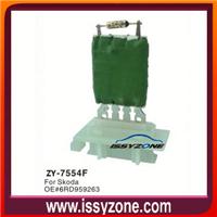 OEM Heater Blower Motor Fan Resistor For Skoda 6RRD959263