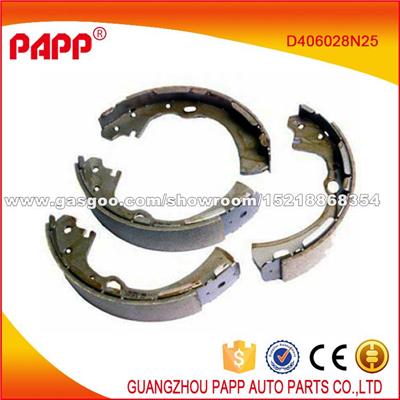 Auto Parts Brake Shoe For Nissans Navara D406028N25