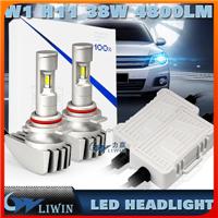 7S Car Led Headlight Fanless 9004 9007 H4 H13/9008 9005 9006 High Power Led Car, led Headlight h4