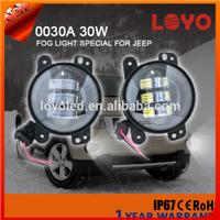 30W 4inch Front Bumper 1440LM Car Driving Fog Lamp, 4'' LED Fog Light For JEEP Wrangler