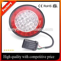 DC 12V 6 Inch LED Stop/Turn/Tail Light with Red Lens