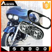 wholesale 90W Dual LED Headlight Assembly for Harley-Davidson Road Glide Hi/Lo Beam