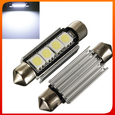 31mm 36mm 39mm 42mm festoon CANBUS Error Free 3 LED 5050 SMD 6418 C5W License Plate Dome Light Bulb