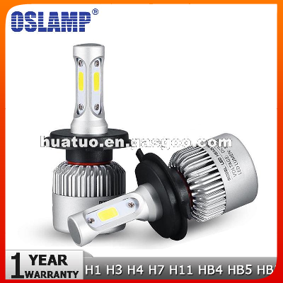 Oslamp H4 H7 H11 H1 H13 H3 9004 9005 9006 9007 9012 COB LED Car Headlight Bulb Hi-Lo Beam 72W 8000LM 6500K Auto Headlamp 12v 24v