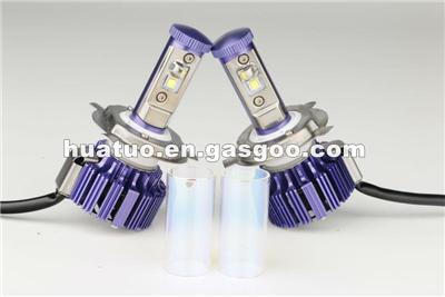 AutoCare Newest H4 LED Car Headlight High Low 40W 4000LM White 6000K Replacement Car Styling Purple Color Unique Style Headlight