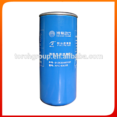 China High quality Oil/Fuel filter 612630080087 use for WEICHAI engines