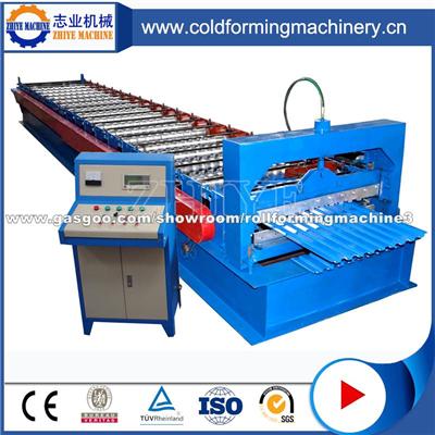 Double Layer Roof Tiles Roll Forming Corrugation Machine