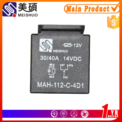 Meishuo MAH - 112 - C - 4D1 plast cover small size Automotive relay with diode