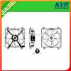 OEM 5498356 8EW 351 025-801 8EW351025801 engine cooling fan for BUICK (SGM) SGM EXCELLE Estate 1.8 2003-2008