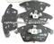 3C0615109C Brake Pads For Vw