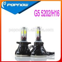 $50 OFF80w 8000lm 5202 led headlight for America Market 2017 G5 led headlight bulb with Canbus and White/Blue/Yellow led tube for Jeep