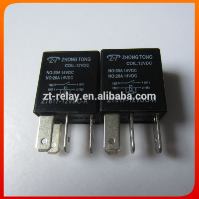 Transfer 20A 30A 12VDC 4pin high qualiy electric relay made in china for sale