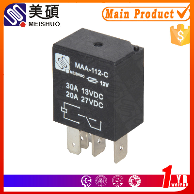 30A 12V 24V 4pins 5pins automotive micro relay