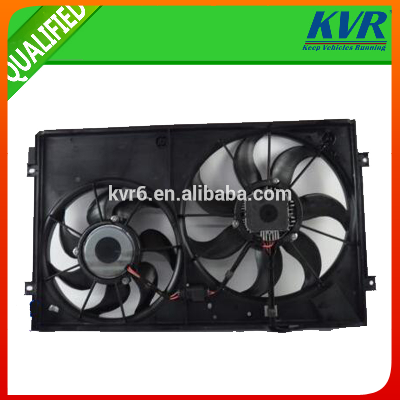 With shround radiator fan 1K0121207BB 1K0 121 207 BB for A3 (8P1) 2.0 TDI quattro 2006-2008