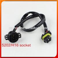 $50 OFFHID xenon cable 5202 H16 to 9006 Extension Wire Harness Power Cord Cable