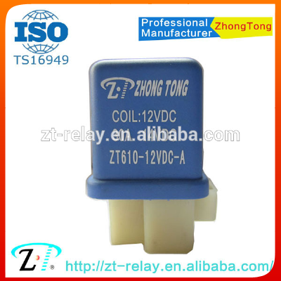 China supplier hot sale ZT610-12v-A bule shell 1.8w automotive relay for price