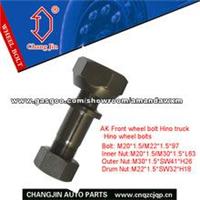 AK Front Wheel Bolt Hino Truck,Hino Wheel Bolts