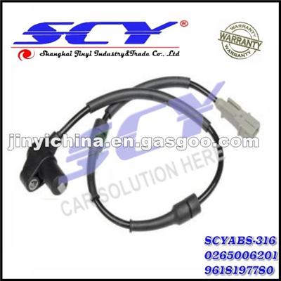 NEW Front Left ABS Sensor For PEUGEOT OEM# 0 265 006 201 0265006201