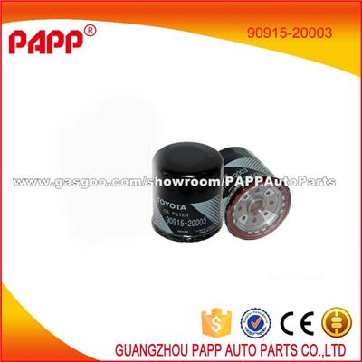 China Manufacturer High Quality Car Oil Filter 90915-20003