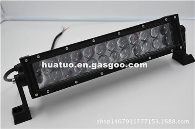 72W LED Work Light Lamp Driving ATV UTV Offroad Jeep Trailer Spot/ Flood