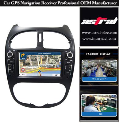 Wholesale Peugeot 206 Car DVD System Touchscreen