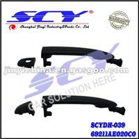 For Outside Door Handles Pair - Front Left Driver + Right Passenger - Primed Black 69211AE020C0