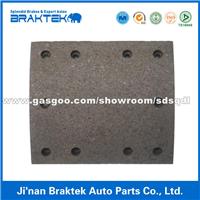 Truck Trailer Brake Shoe Lining For FUWA 11.5tons