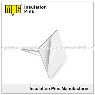 Galvanized Steel Base Aluminum Pins Self Adhesive Insulation Pins