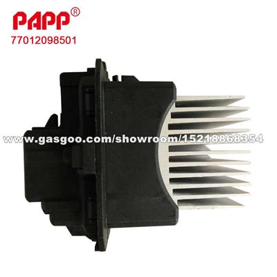 Blower Motor Resistor Cotrol Module Regulator 77012098501 For Naissan Qashqai