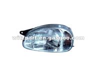 OPEL CORSA 93'-00'(COMBO TOUR 93'-00')(CHEVY) HEAD LAMP(GALSS)(BLACK HOUSING) R 90444787 L 90444786