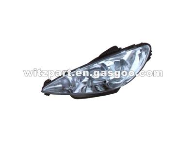 PEUGEOT 206 HEAD LAMP(CRYSTAL) R 087276 L 087275