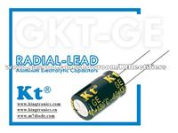 Kt Kingtronics GKT-GE Radial Aluminum Electrolytic Capacitors