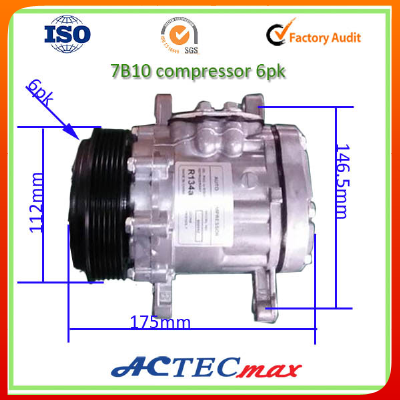 Sd Compressor SD 7B10, 1A 115mm pulley, RC.600.093 R134a Sd Compressor