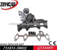 turbo for Audi A3 1.9 TDI GT1646V 751851-5003S