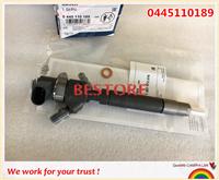 Genuine Common rail injector 0445110189, 0445110190 for 5080300AA, 6110701687, A6110701687