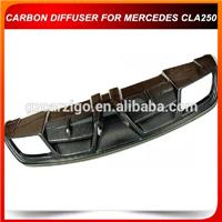 For Mercedes Benz W117 CLA 2014 PA Style Carbon Fiber Rear Bumper Diffuser