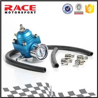 Trade Assurance Blue Black Fuel Pressure Regulator with Hose Kit