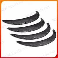 Accessories Durable ABS Car Fender Flare, Wheel Eyebrow in Carbon Fiber