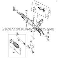 Power Steering Rack A6394602500 For Mercedes Benz Vito 2005 RHD Steering Racks