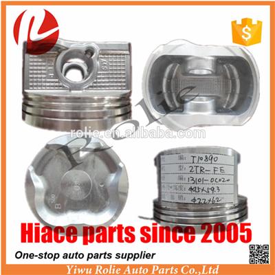 Hiace Auto Spare Parts Engine Piston with Pin for Hiace 2005 Engine 2TRFE