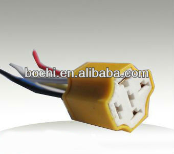 12V auto relay socket of Ceramic Plug Socket