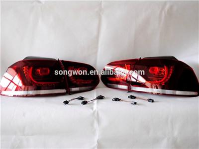 Hot sale car tail lamp/lights,rear/back light for MK6/golf 6 R20/GTI