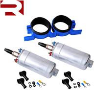 Aluminum Dual Brackets 60mm with Bosch044 External Inline Fuel Pump