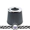 High quality 3&quot; silver car air filter auto air filters size in cheap price